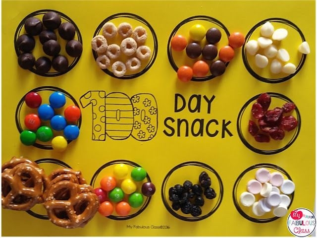 FREE 100th Day Of School Snack 100th Day Special Education 