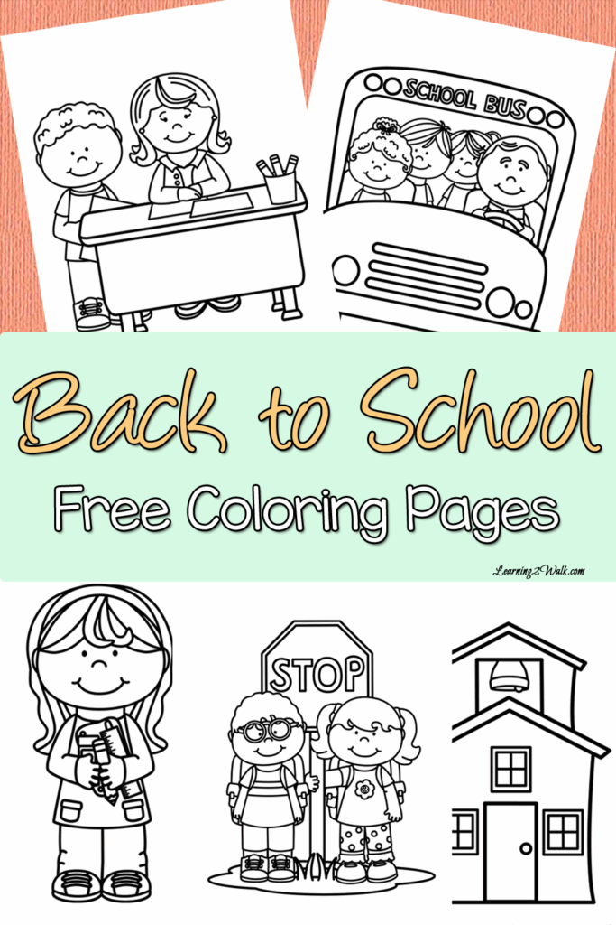 FREE Back To School Coloring Pages
