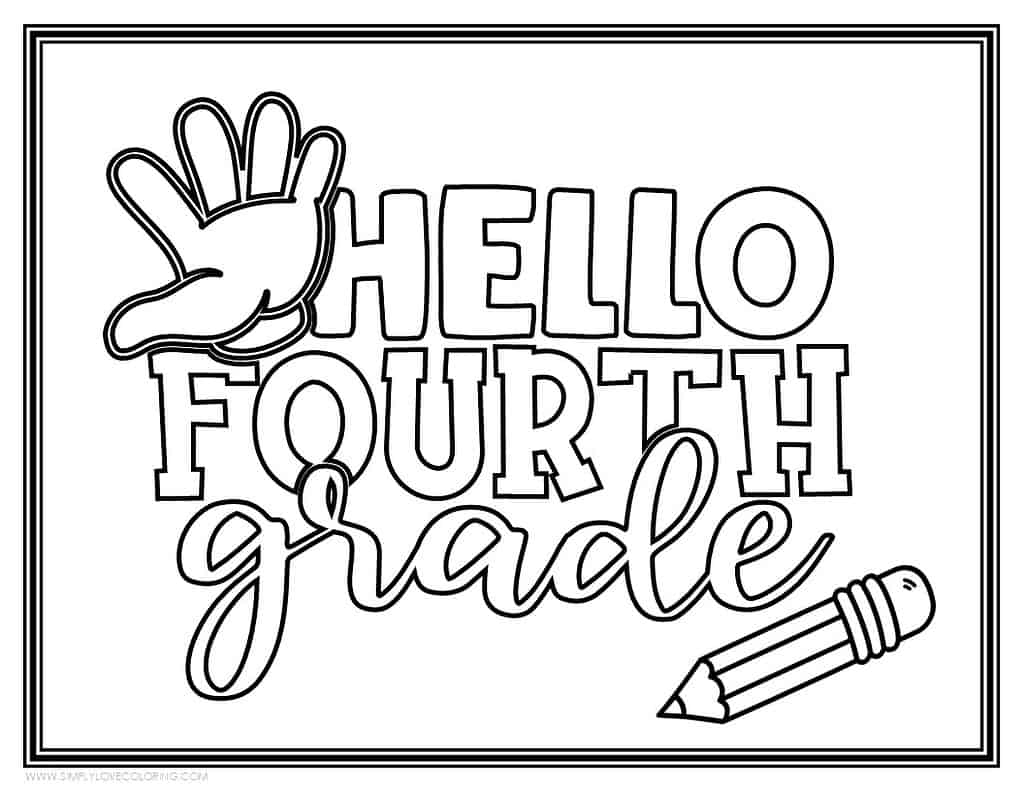 Free Back To School Coloring Pages Simply Love Coloring