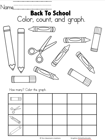 Free Back To School Kindergarten Math Worksheet Made By Teachers 