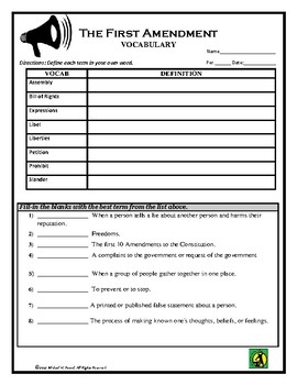 Free Civics Worksheets TPT