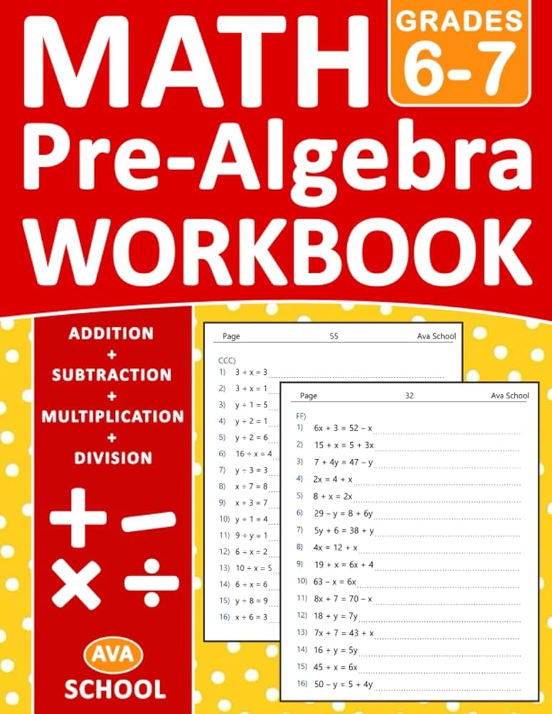 Free Middle School Math Worksheets Printables With Answers