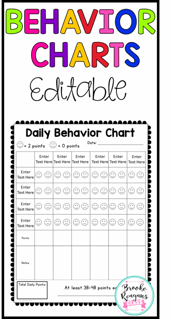 Free Printable Color Behavior Charts