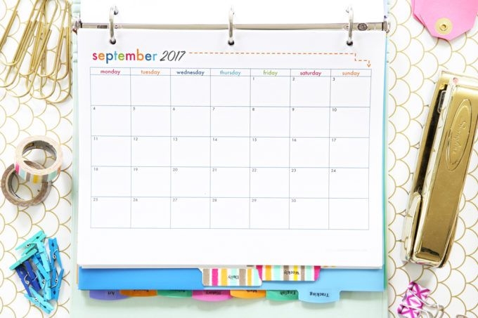 Free Printable Student Binder Home Binder Organization Printables 