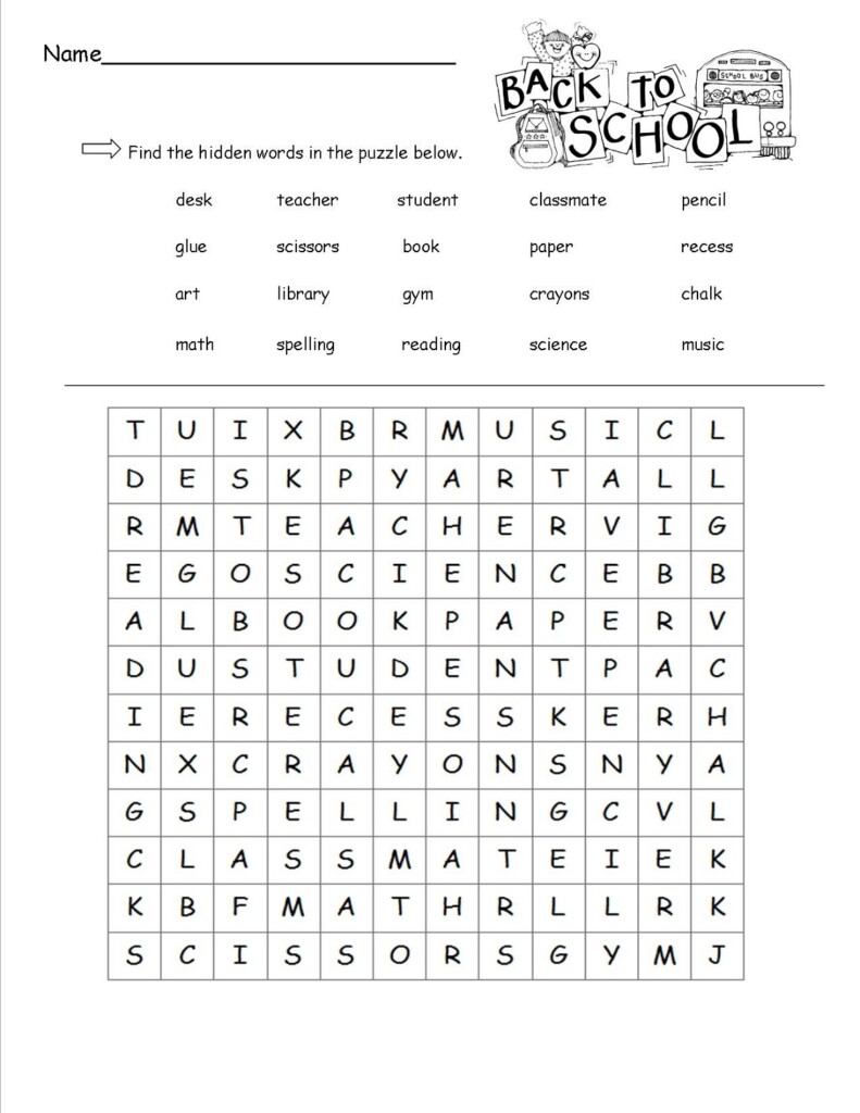 Free Printable Work Sheets