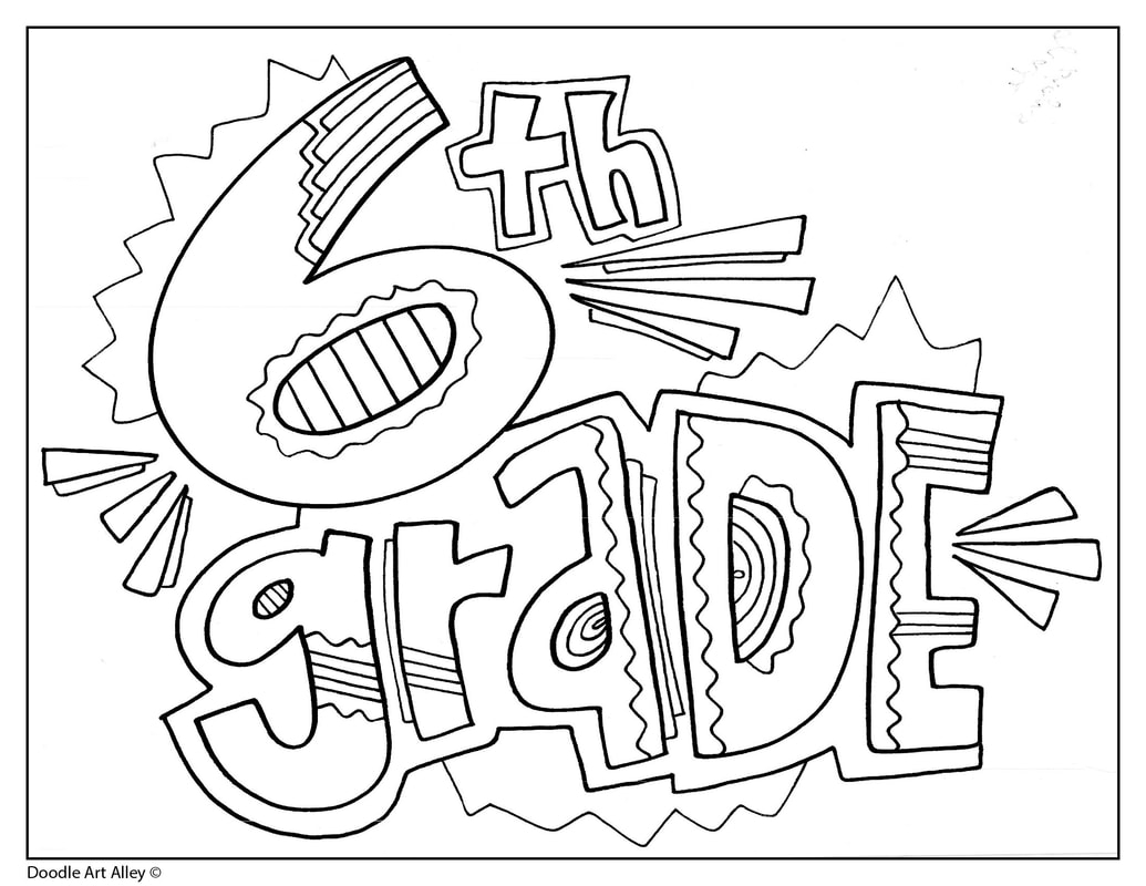 Grade 6 Coloring Pages Printable
