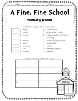 Journeys Third Grade A Fine Fine School By Twirlybird Teaching TpT