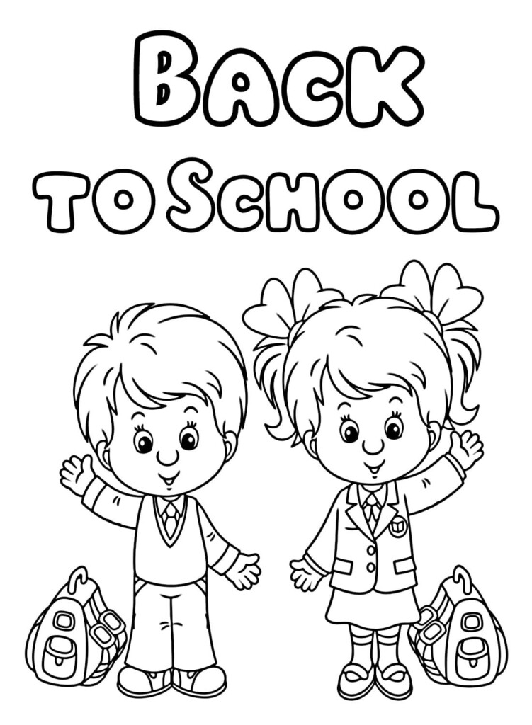 Kids Back To School Coloring Page Download Print Or Color Online For 