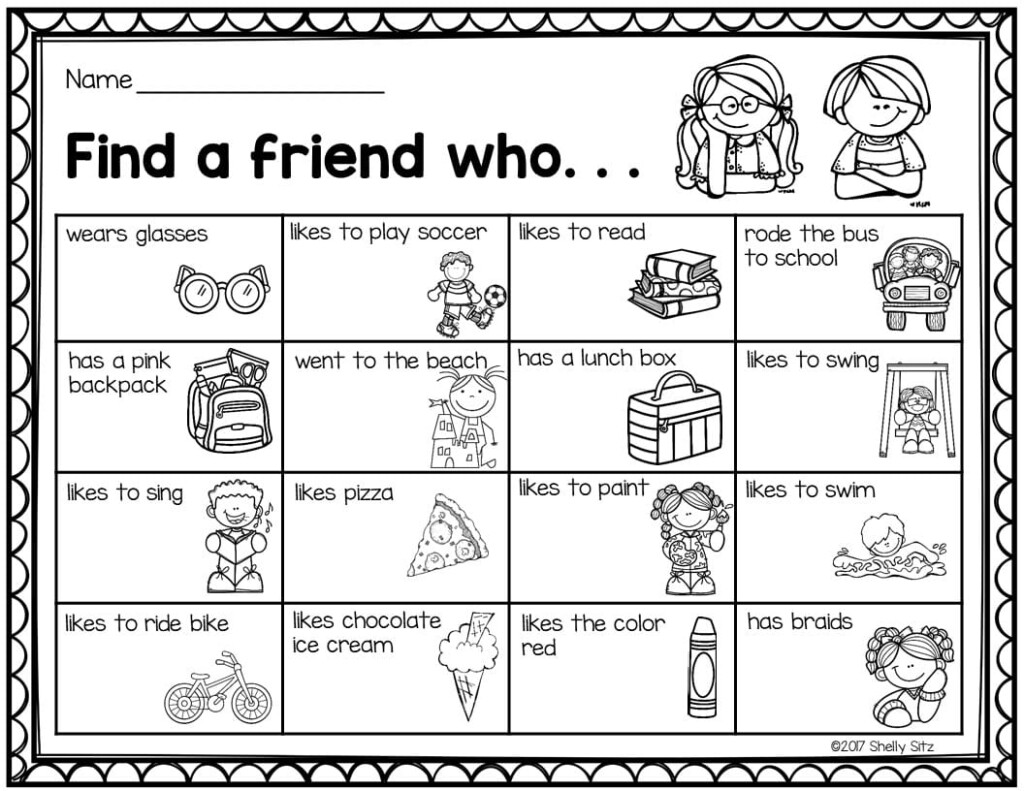 My Top 5 Activities For First Day Of School For Second Grade Second 