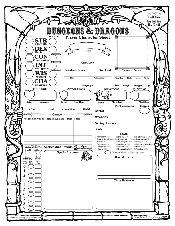 Old School Feel 5e Character Sheet Morrus 39 Unofficial Tabletop RPG News