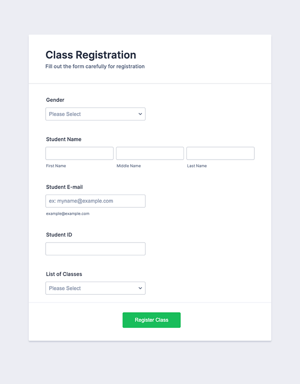 Online School Forms Jotform Form Builder