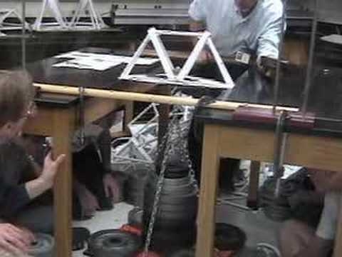Paper Bridge World Record 1071 Lbs YouTube