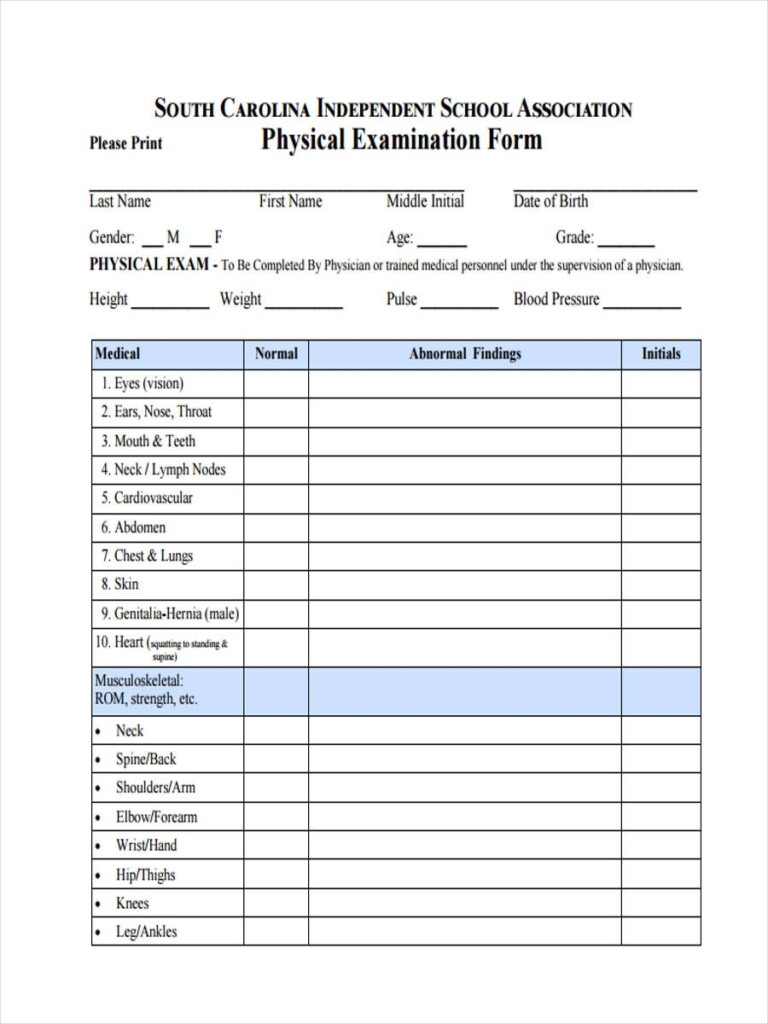 Pgcps Physical Form 2025 Eva H Dobson