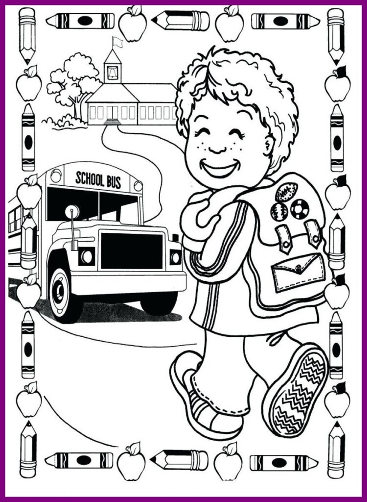 Preschool Back To School Coloring Pages At GetColorings Free 