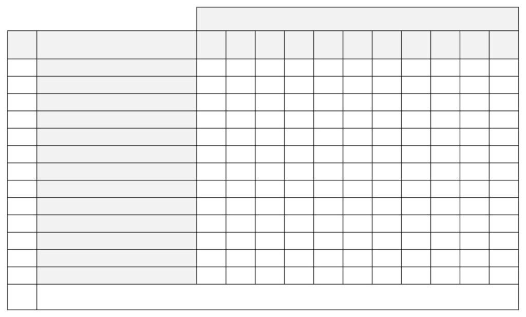 Printable Blank Data Charts Printable JD