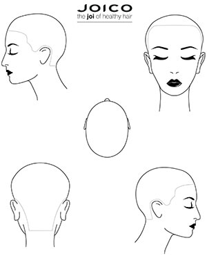 Printable Cosmetology Head Sheets Sketch Coloring Page