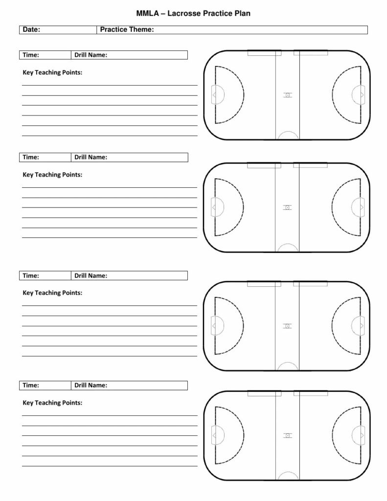 Printable Lacrosse Stat Sheet Template