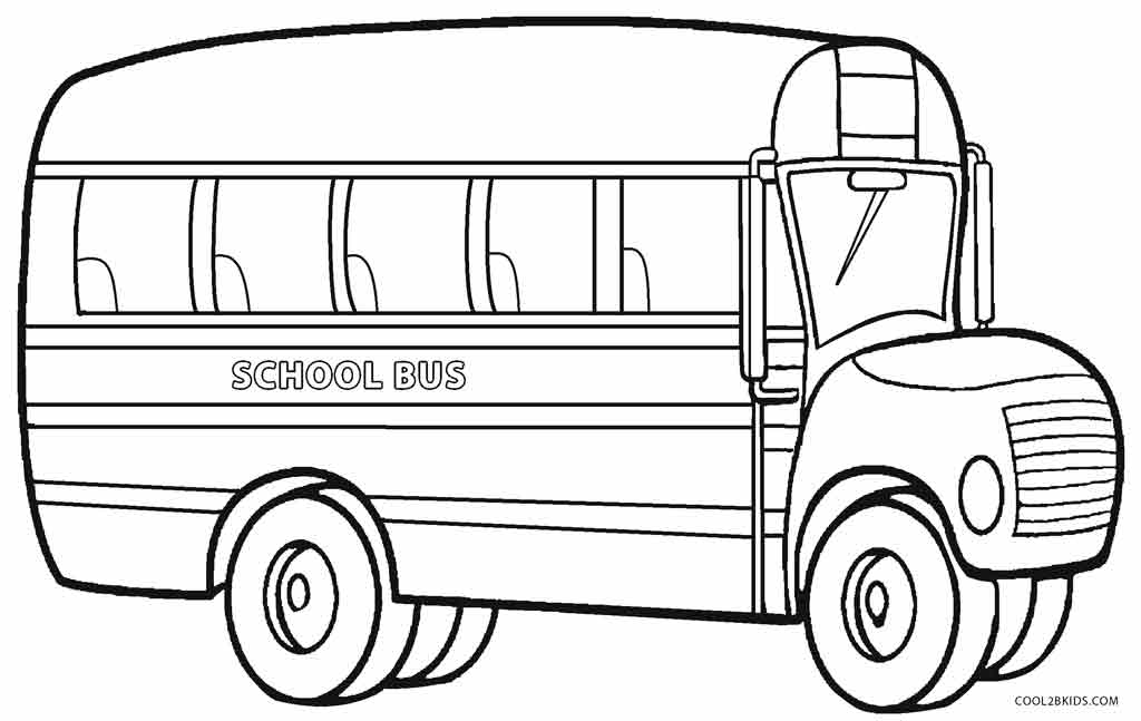 Printable School Bus Coloring Page For Kids Cool2bKids