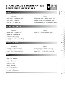8Th Grade School Reference Sheets - schoolprintablesheets.com