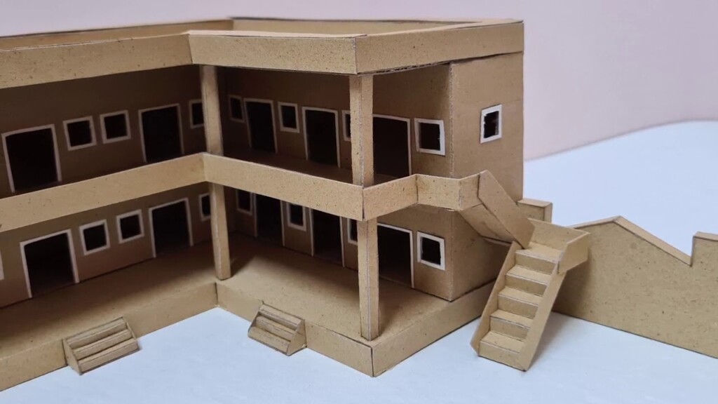 School Cardboard Project YouTube