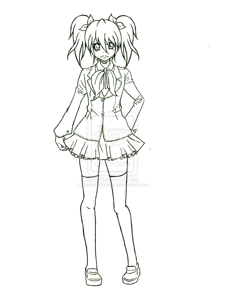 School Uniform Coloring Page At GetColorings Free Printable 