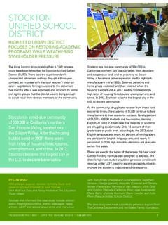 STOCKTON UNIFIED SCHOOL DISTRICT West Stockton unified school 
