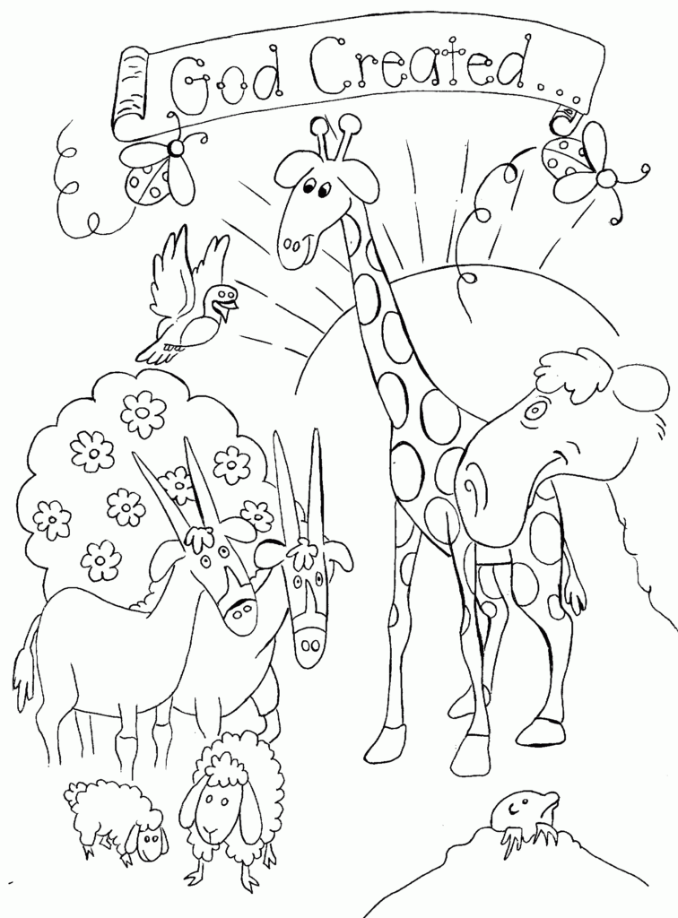 Sunday School Coloring Pages Printable Sketch Coloring Page