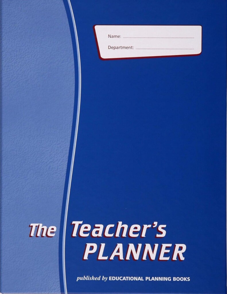 The Teacher 39 s Planner 2024 25 A4 Loose Leaf Ring Binder Blue 6 