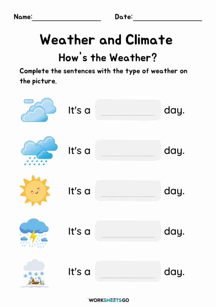 Weather And Climate Worksheets WorksheetsGO