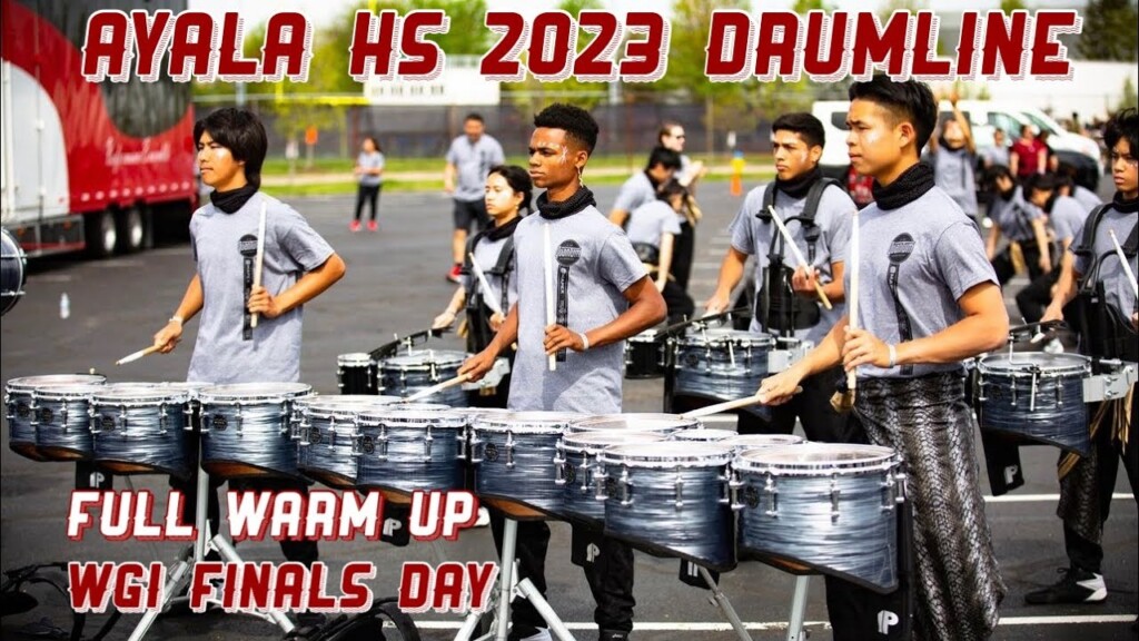WGI Finals Day 2023 Ayala High School 2023 Drumline Multi Cam 