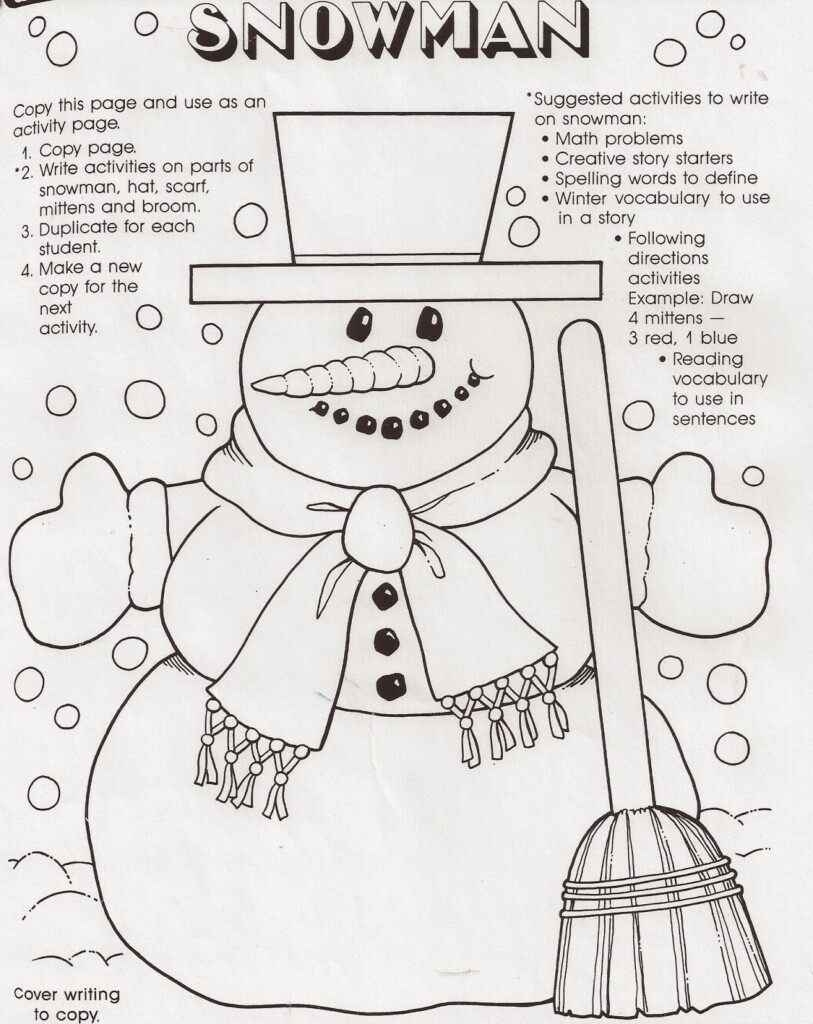 Winter Printable Activities